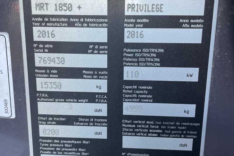 OmecoHub - Immagine MANITOU MRT1850